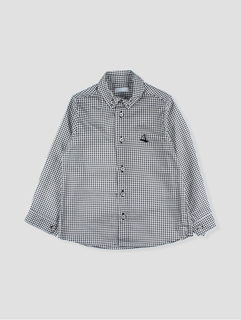 Camisa vichy negro