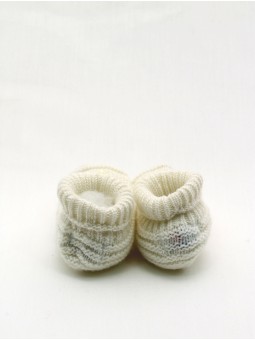 Knitted Christening booties
