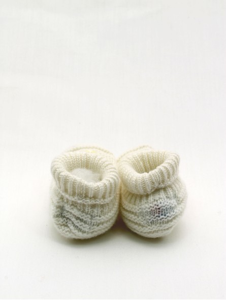 Knitted Christening booties