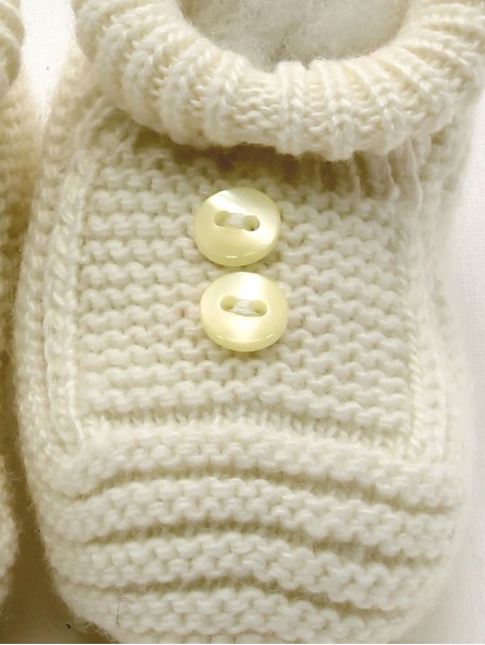 Knitted Christening booties