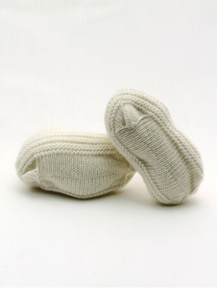 Knitted Christening booties