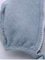 Knitted bonnet with combined start
