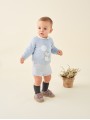 Knitted sweater with penguin print