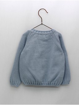 Knitted sweater with penguin print