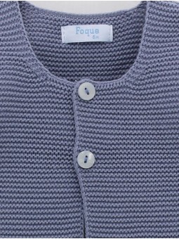 Knitted cardigan with buttons