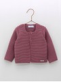 Knitted cardigan with buttons