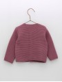 Knitted cardigan with buttons