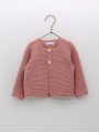 Knitted cardigan with buttons