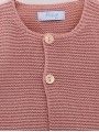 Knitted cardigan with buttons