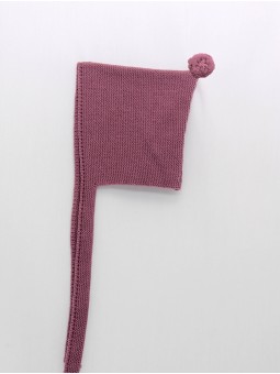 Gorro punto con pompón