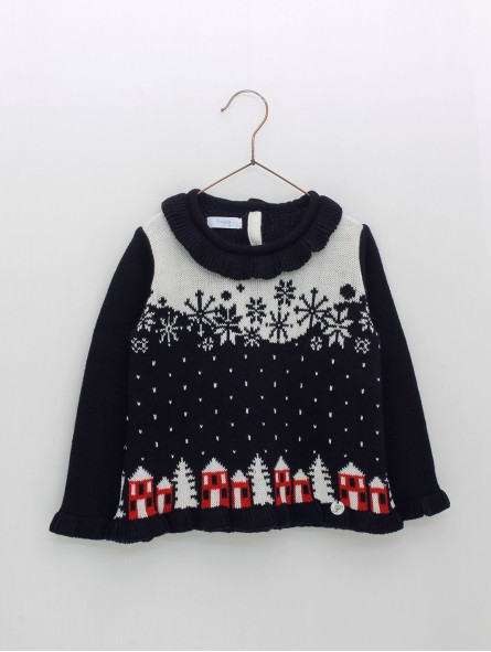 Jersey navideño casitas