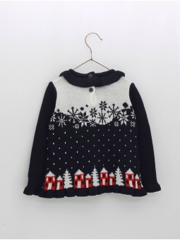 Jersey navideño casitas