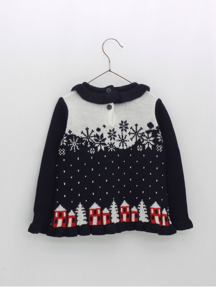 Jersey navideño casitas