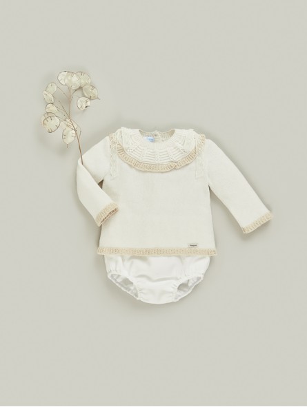 Conjunto bautizo unisex