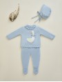 Conjunto bebé niña jersey y polaina