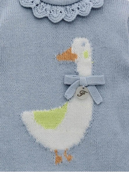 Conjunto bebé niña jersey y polaina