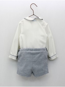 Conxuntos dúas pezas camisa e pantalón