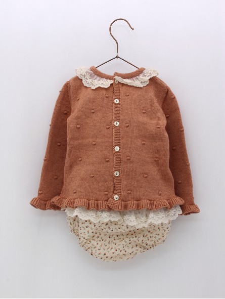 Conjunto bebé niña braguita y jersey