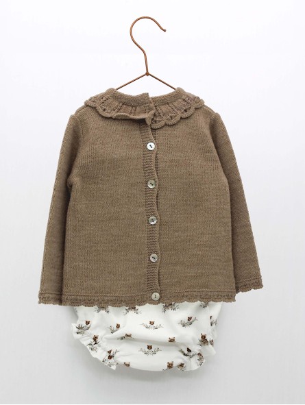 Sweater and shorties two pieces set