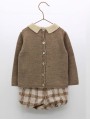 Sweater and shorts two pieces set