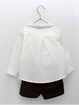 Conjunto dos piezas camisa y pantalón