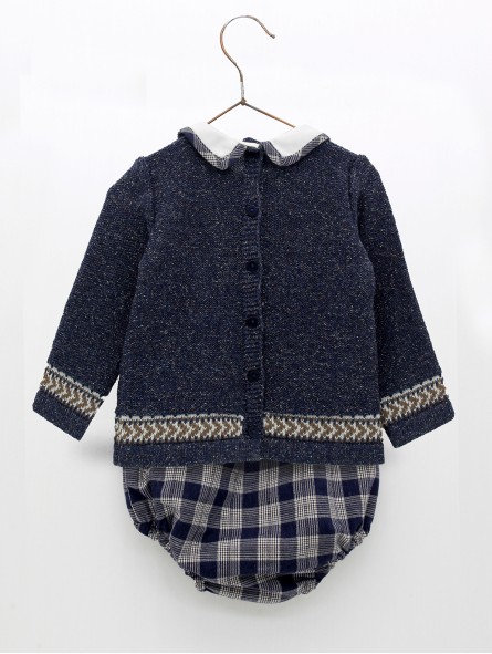 Sweater and shorties two pieces set