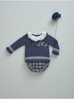 Sweater and shorties two pieces set