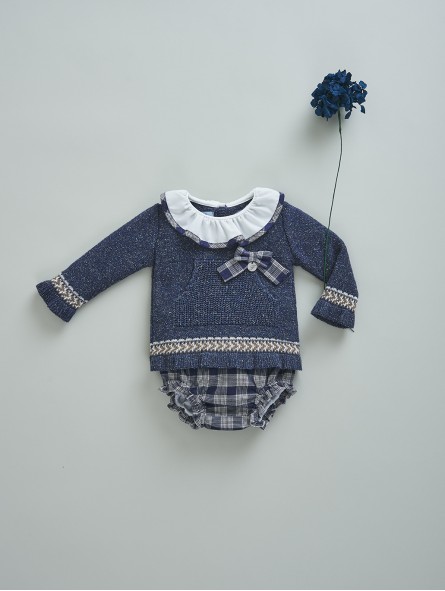Sweater and shorties two pieces set