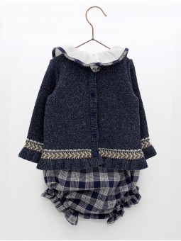 Sweater and shorties two pieces set