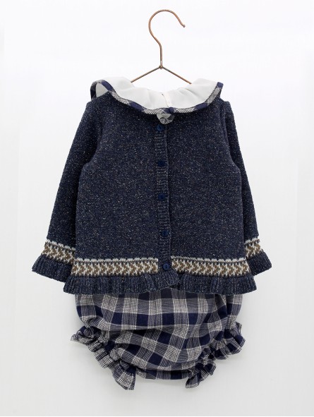 Sweater and shorties two pieces set
