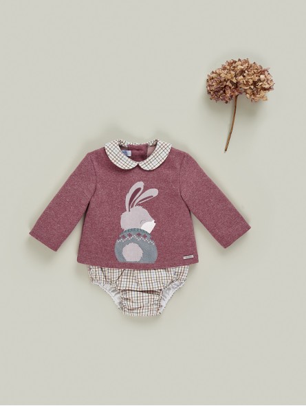 Sweater and shorties two pieces set