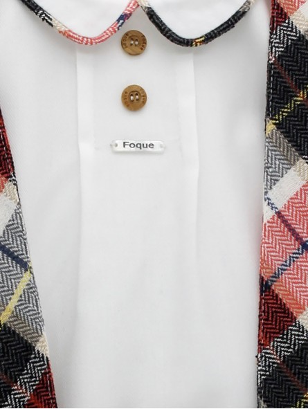 Conxunto dúas pezas pantalón tiras e camisa