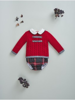 Sweater and shorties two pieces set