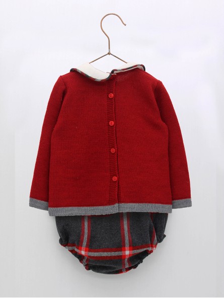 Sweater and shorties two pieces set
