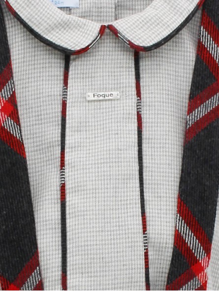 Conxunto dúas pezas camisa e pantalñon tirantes