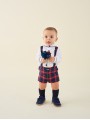 Shirt and shorts with straps two pieces set