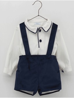 Conxunto dúas pezas camisay pantalón tirantes