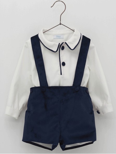 Conxunto dúas pezas camisay pantalón tirantes