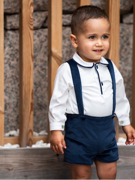 Conxunto dúas pezas camisay pantalón tirantes