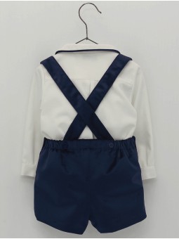 Conxunto dúas pezas camisay pantalón tirantes