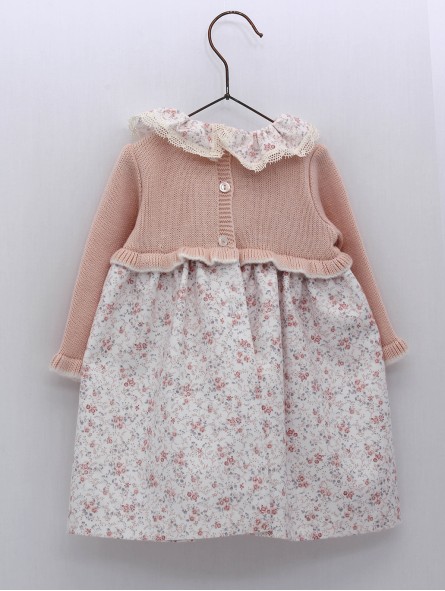Vestido bebé nena flores