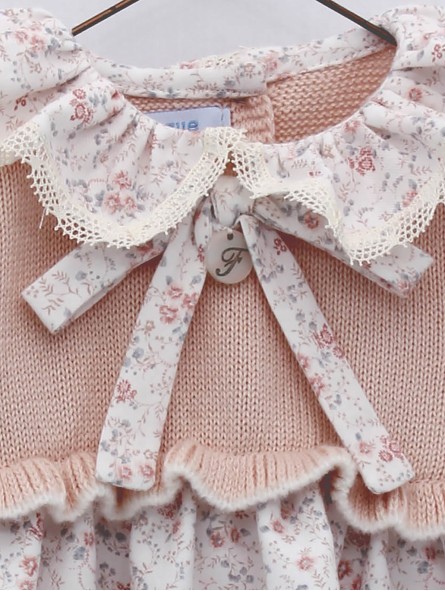 Vestido bebé niña flores