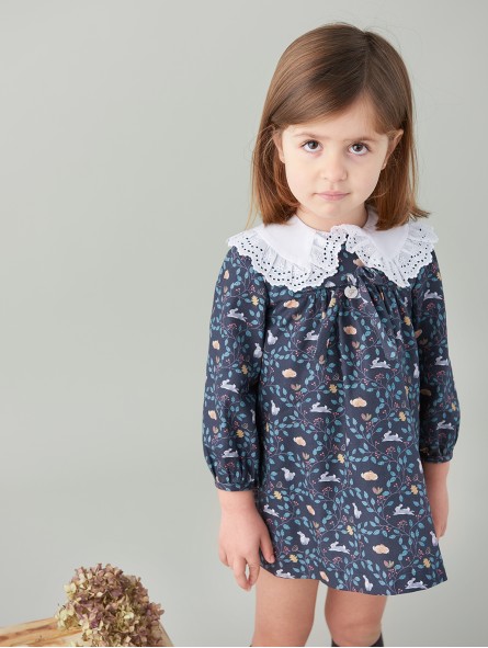 Vestido bebé nena estampado