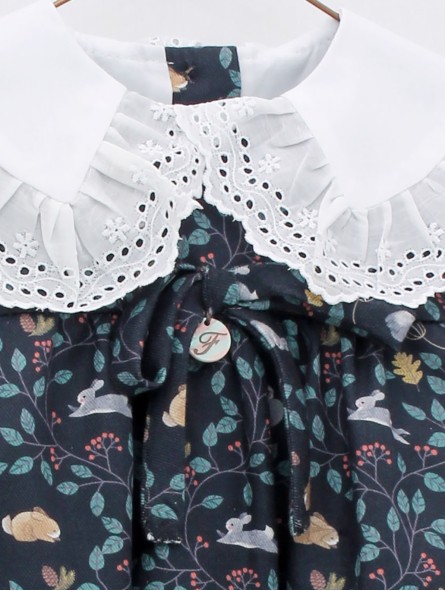 Vestido bebé nena estampado