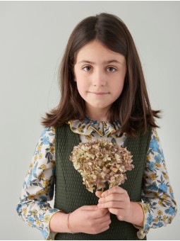 Sweatshirt fabric dungarees