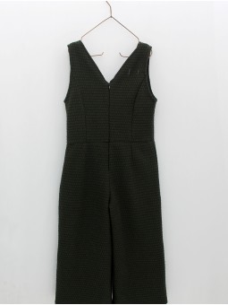 Sweatshirt fabric dungarees
