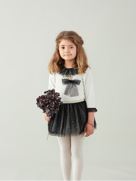 Tulle sweater