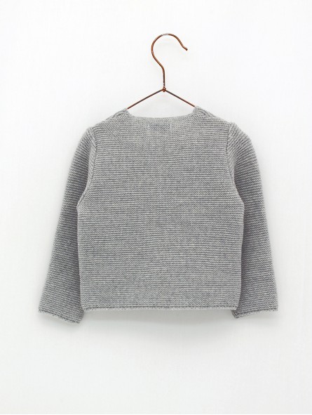 Garter stitch jacket