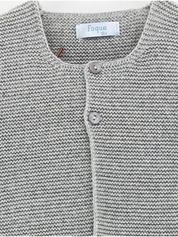 Garter stitch jacket