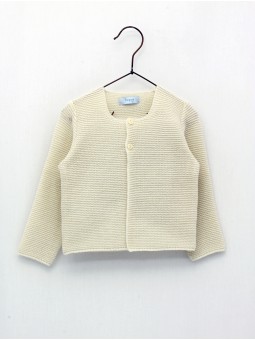 Garter stitch jacket